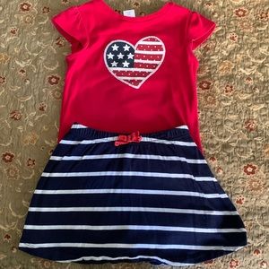 Fourth of July coordinating outfit